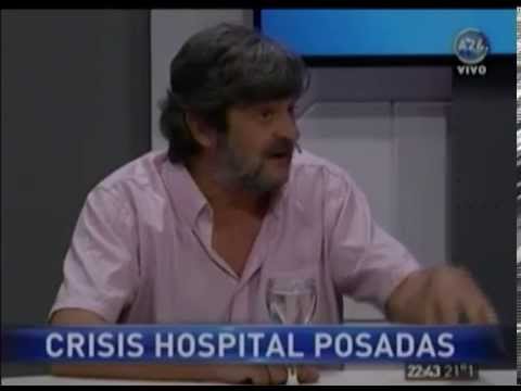Pacagnini con los trabajadores del Posadas en A24 19 04 2015