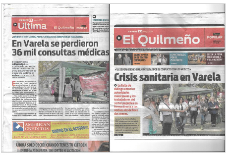 FLORENCIO VARELA | CONTINÚA EL CONFLICTO