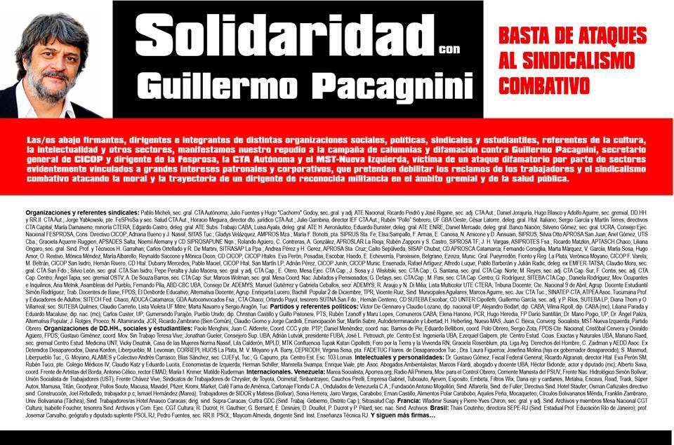 CIRCULAR Nº 26/2015 DEL CONSEJO DIRECTIVO PROVINCIAL DE CICOP