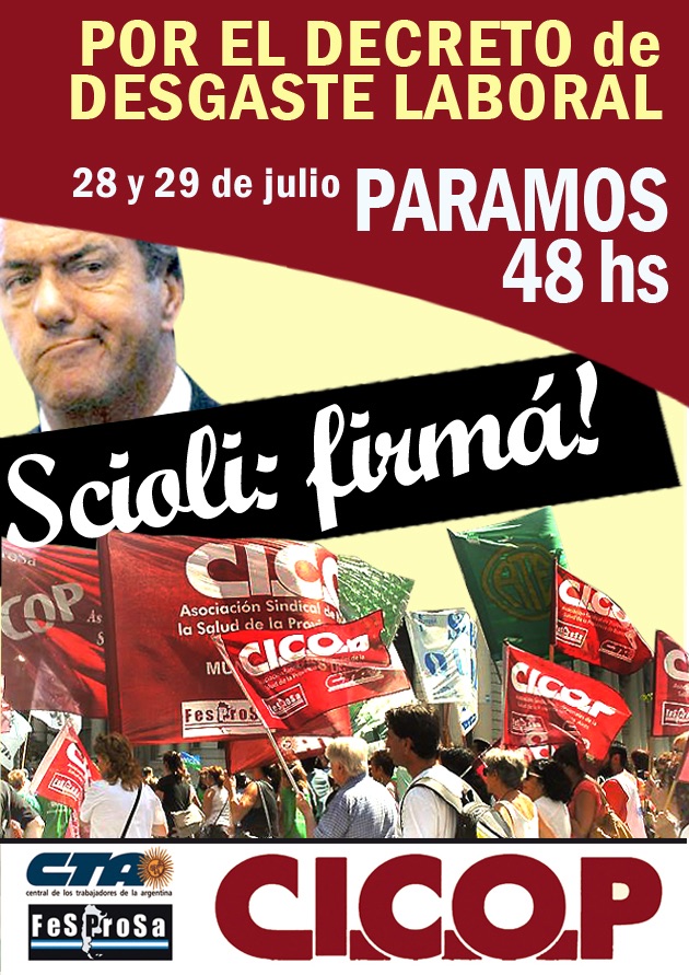 PARO MARTES 28 Y MIÉRCOLES 29 DE JULIO