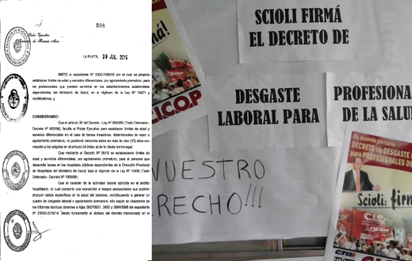 Médicos bonaerenses consideran un “logro histórico” la firma del decreto de desgaste laboral