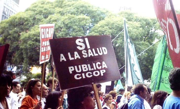 Paro de CICOP: “Queremos la reapertura de paritarias”