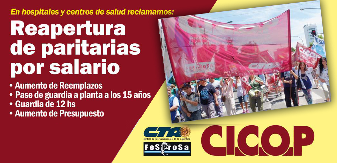 CIRCULAR Nº 37/2015 DEL CONSEJO DIRECTIVO PROVINCIAL DE CICOP