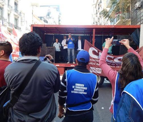 CICOP PARO Y MOVILIZO A LA CASA DE LA PROVINCIA DE BUENOS AIRES - 08/10/2015