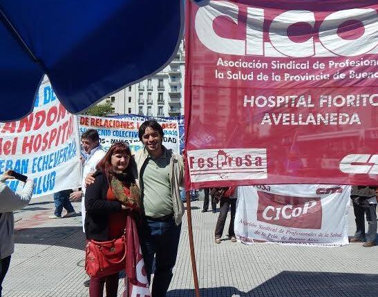 CICOP PARO Y MOVILIZO A LA CASA DE LA PROVINCIA DE BUENOS AIRES - 08/10/2015