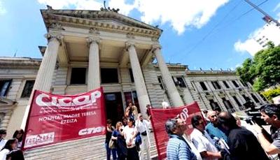 Alto nivel de adhesión al paro de CICOP