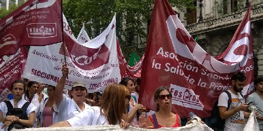 MULTITUDINARIA MARCHA DE ESTATALES: CICOP PRESENTE!!!!