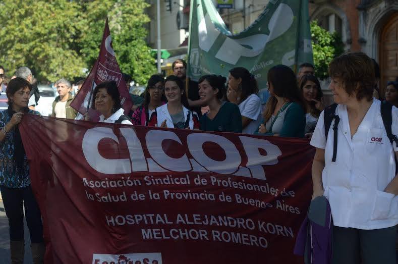 Tercera jornada de paro de médicos bonaerenses de Cicop