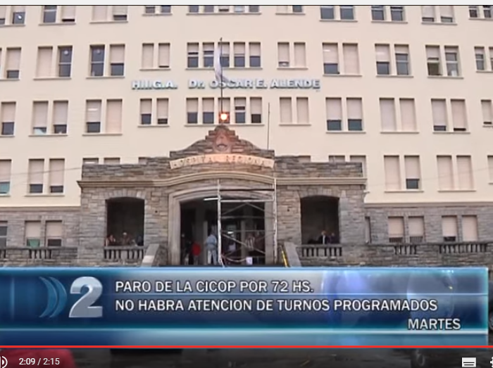 PARO DE CICOP EN EL HIGA