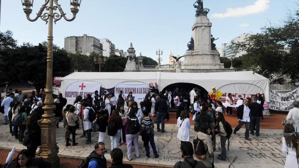 Los médicos bonaerenses paran por décima vez en el año