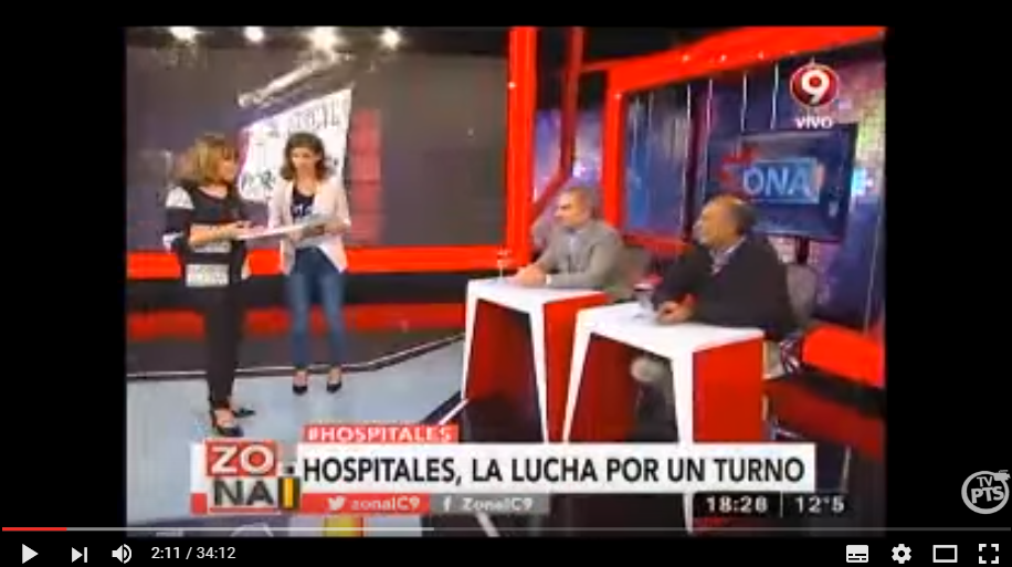 Fernando Corsiglia en Canal 9 sobre el colapso de la salud pública