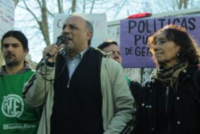 Masivo paro y movilización de estatales de la CTA Autónoma bonaerense