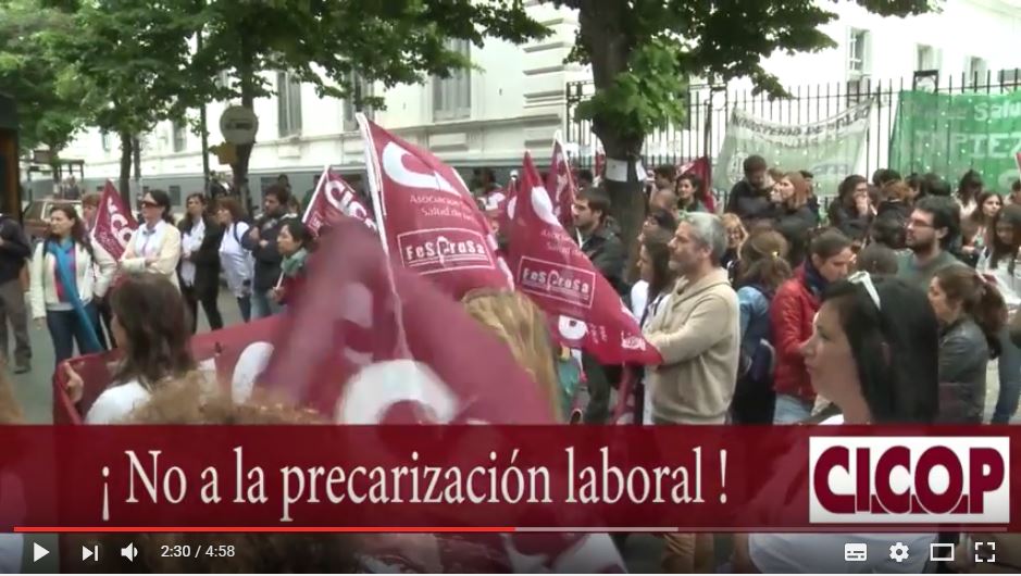 CICOP movilizó al Ministerio de Salud bonaerense junto a ATE