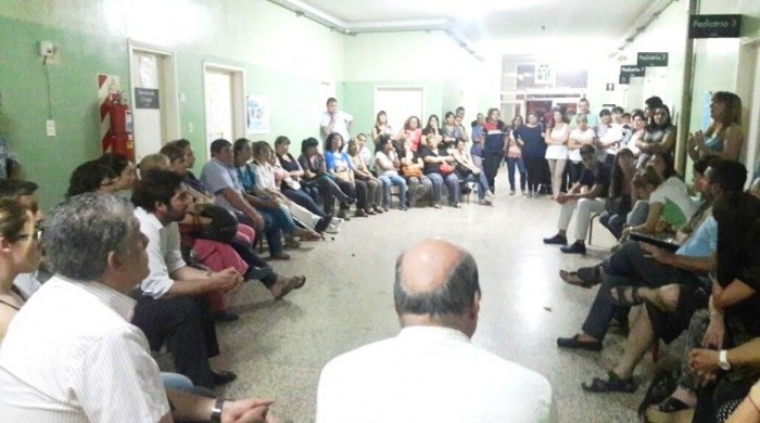 Asamblea de CICOP y reclamos en el hospital de Chivilcoy