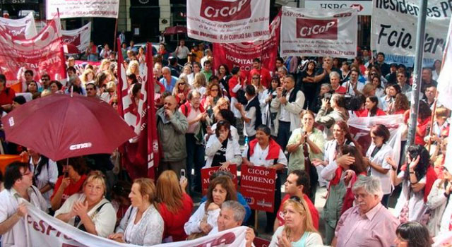 Bs As Martes 7/2: Tercer paro del año de médicos y profesionales de la salud bonaerenses