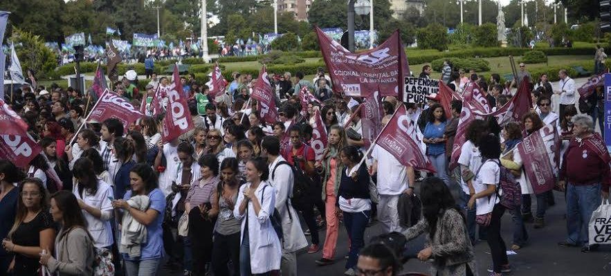 CICOP estuvo en la calle con docentes, judiciales y estatales: unidad de lxs trabajadorxs!!!