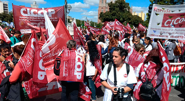 CICOP marchó en unidad