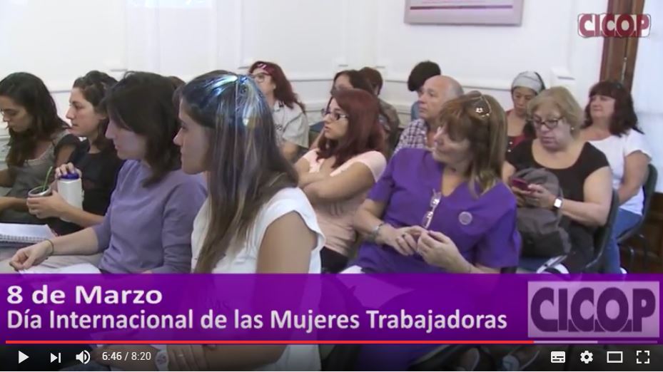 Jornada Debate sobre la Ley de Licencia Laboral por Violencia de Género del 8 de marzo.