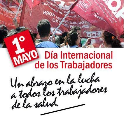 SALUDAMOS A TODXS LXS TRABAJADORES Y TRABAJADORAS DE LA SALUD!!!