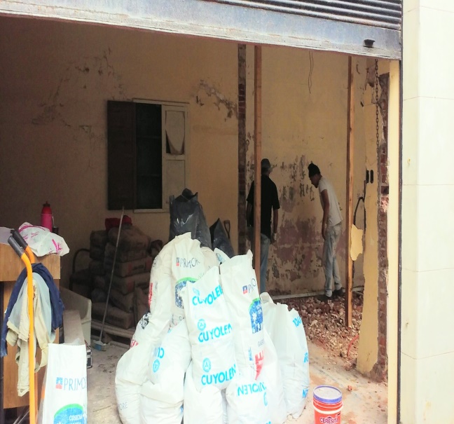 Comenzó la construcción del salón de reuniones en nuestra sede central