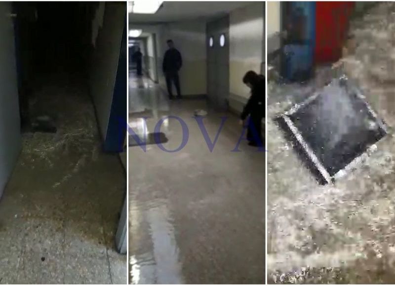 Por el abandono y la falta de obras se inundó el Hospital de Romero por la tormenta