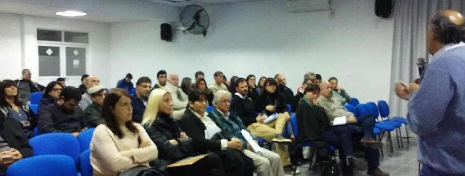 CICOP en Chivilcoy hablando sobre el Sistema Público de Salud y la estafa de la CUS