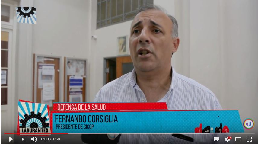 CICOP en defensa de la salud pública