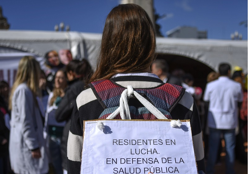 Abrazo simbólico al Hospital Bocalandro