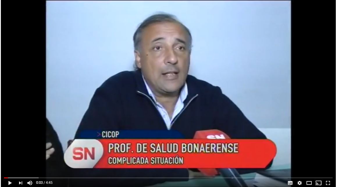 CICOP: complicada situación de los profesionales de la salud