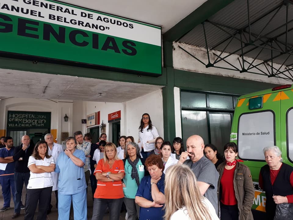 DECLARACION DE LA ASAMBLEA DE TRABAJADORES DEL HOSPITAL BELGRANO