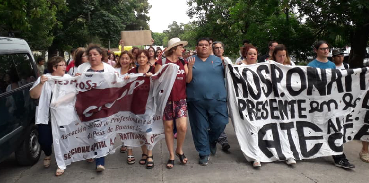 ABRAZO AL HOSPITAL OÑATIVIA DE RAFAEL CALZADA