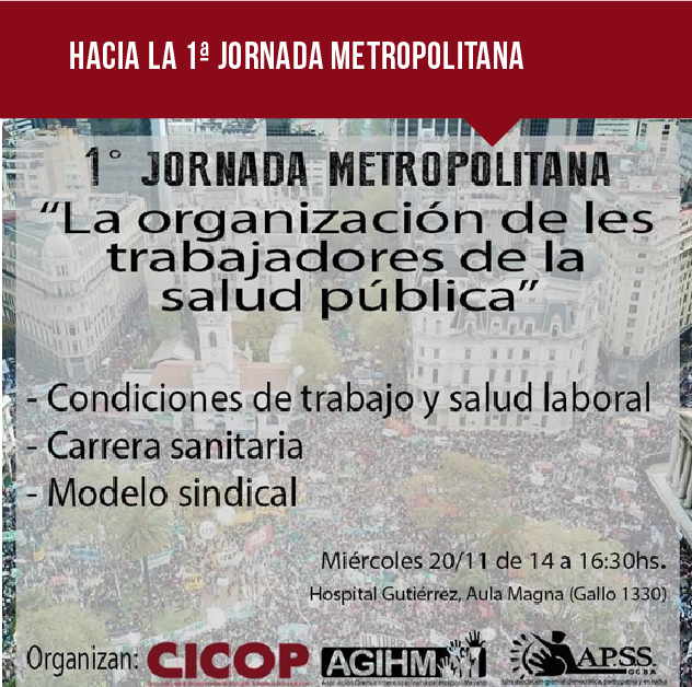 Hacia la 1ª Jornada Metropolitana