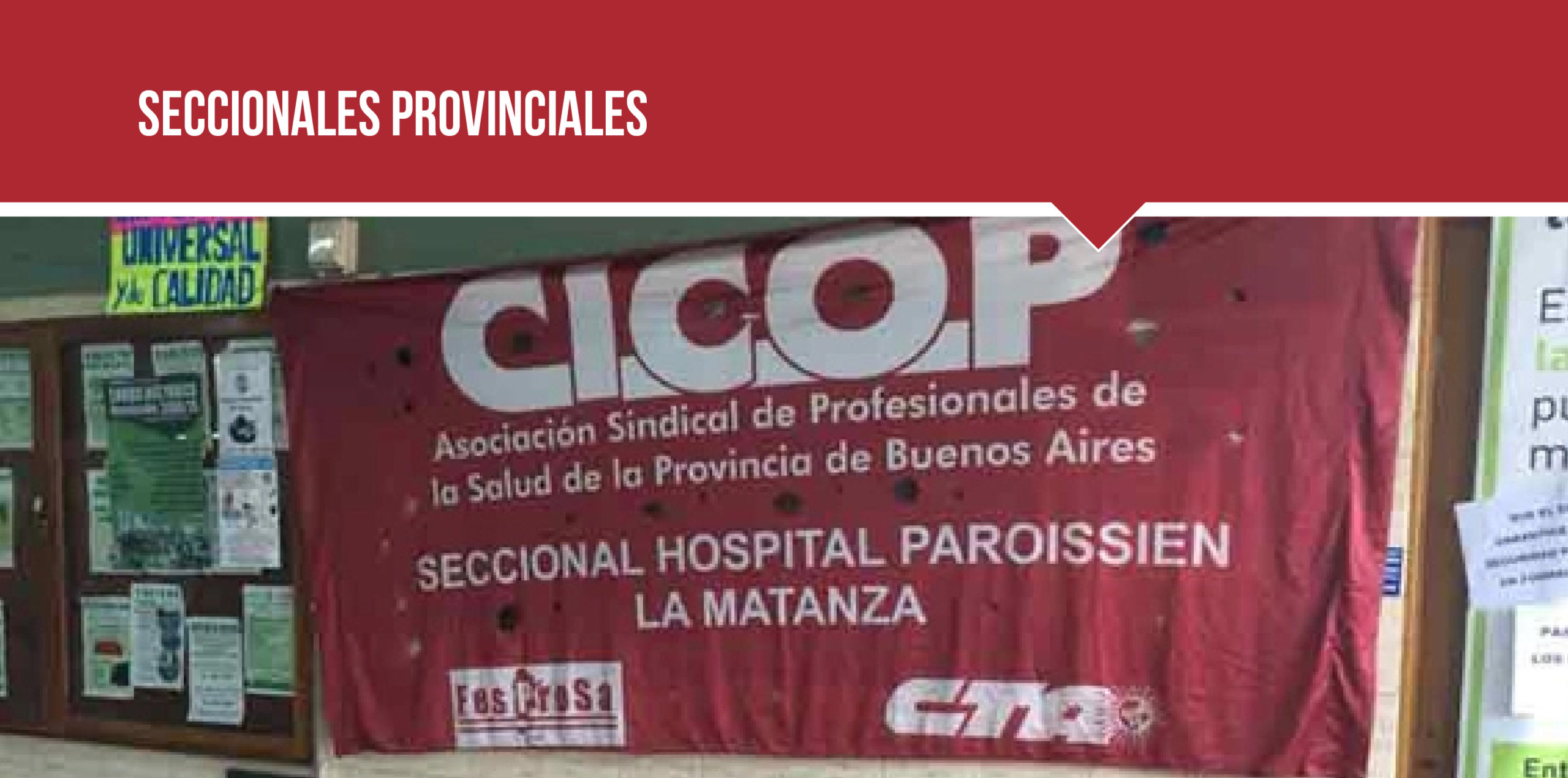 SECCIONALES PROVINCIALES