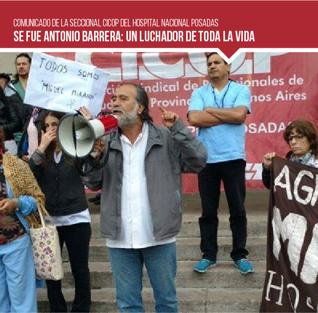Comunicado de la Seccional CICOP del Hospital Nacional Posadas