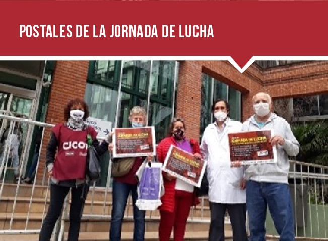 POSTALES DE LA JORNADA DE LUCHA