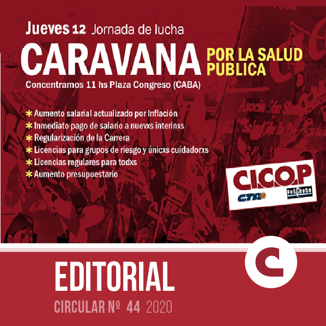 JUEVES 12: JORNADA DE LUCHA PROVINCIAL Y CARAVANA EN CABA