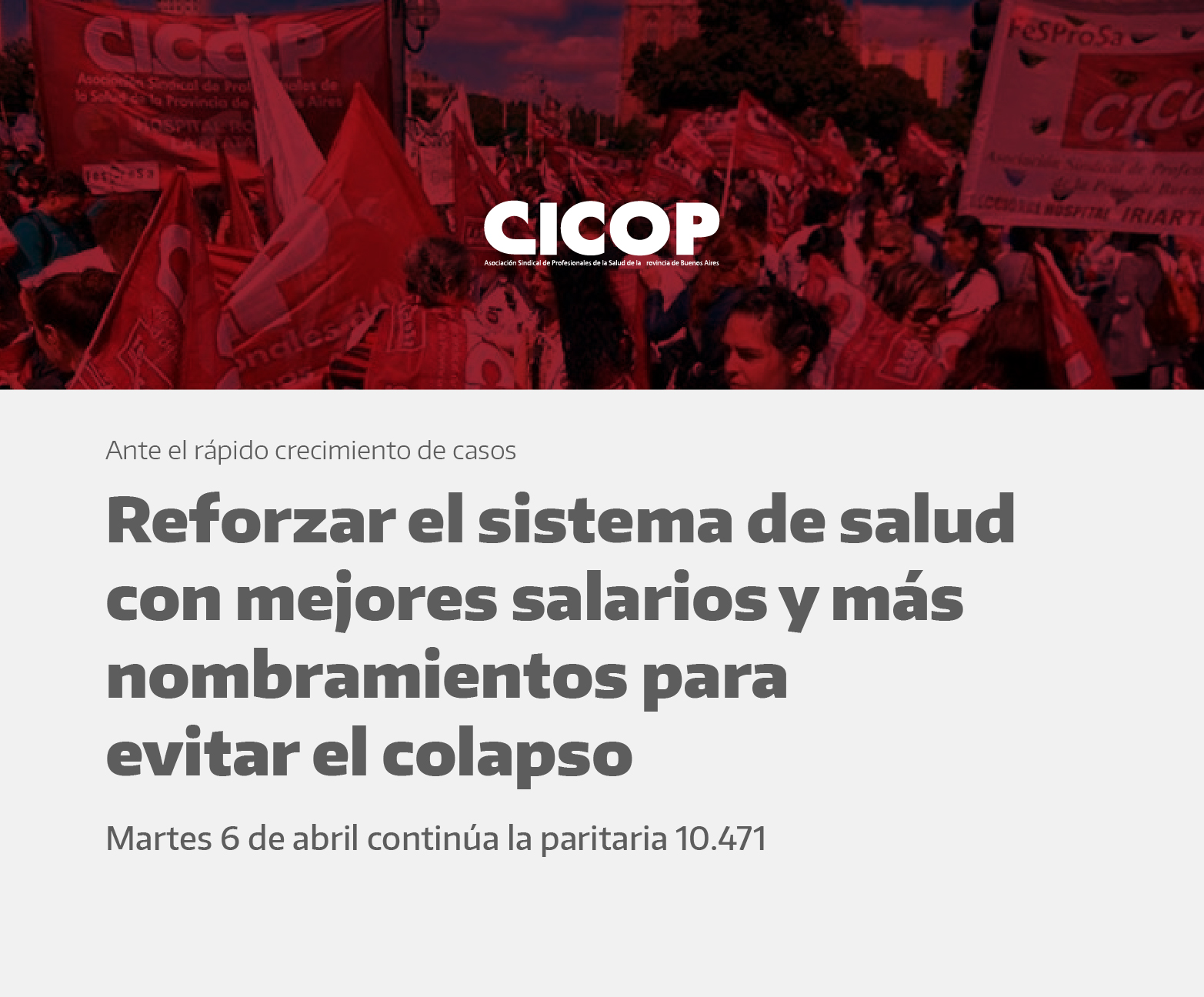 Circular N° 14 del Consejo Directivo Provincial