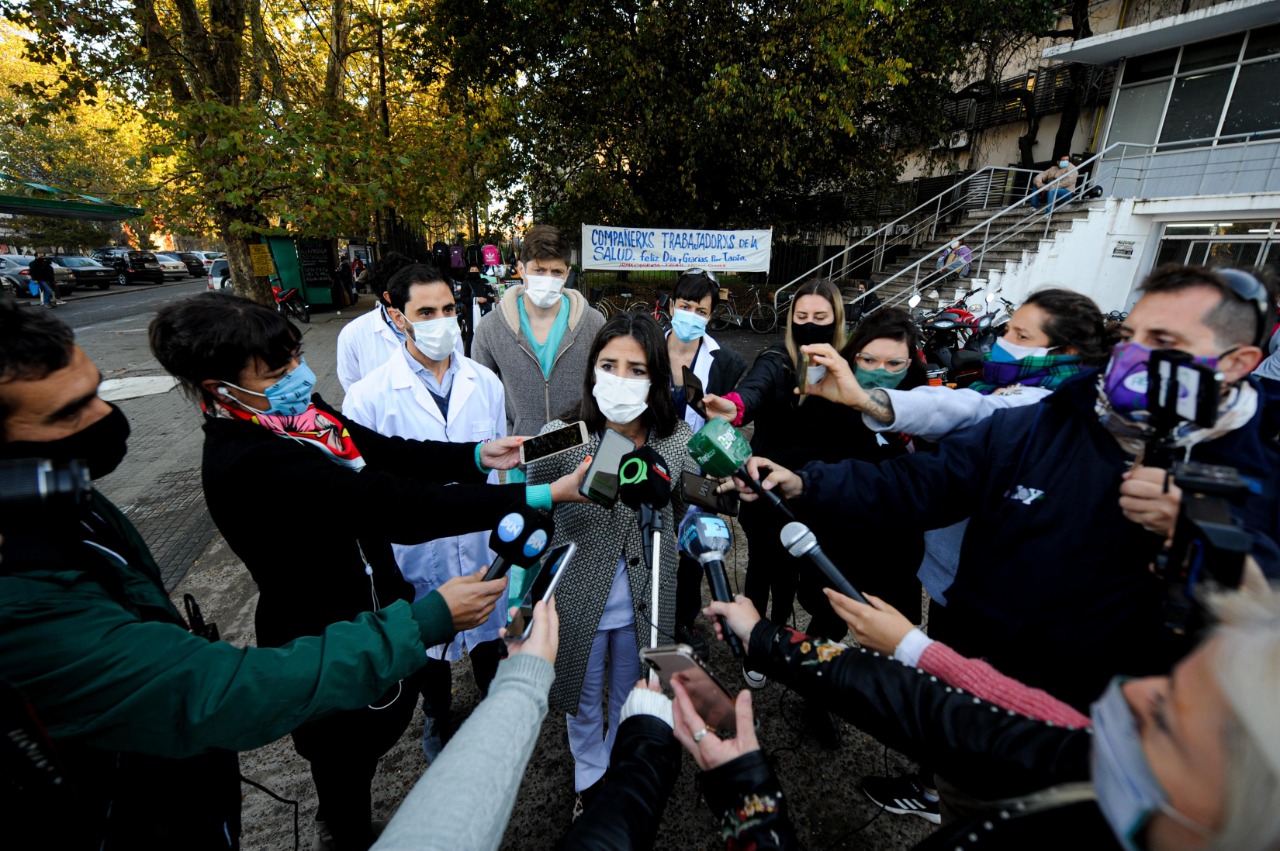 Se realizó una Conferencia de Prensa en el Hospital San Martín de La Plata