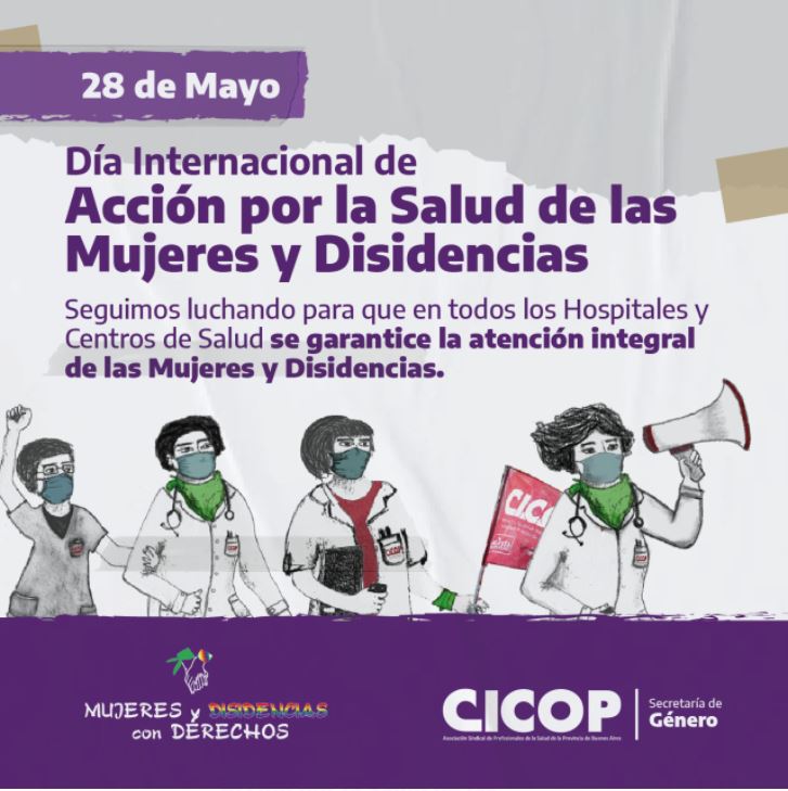 28 de Mayo: Día Internacional de Acción por la Salud de las Mujeres y Disidencias