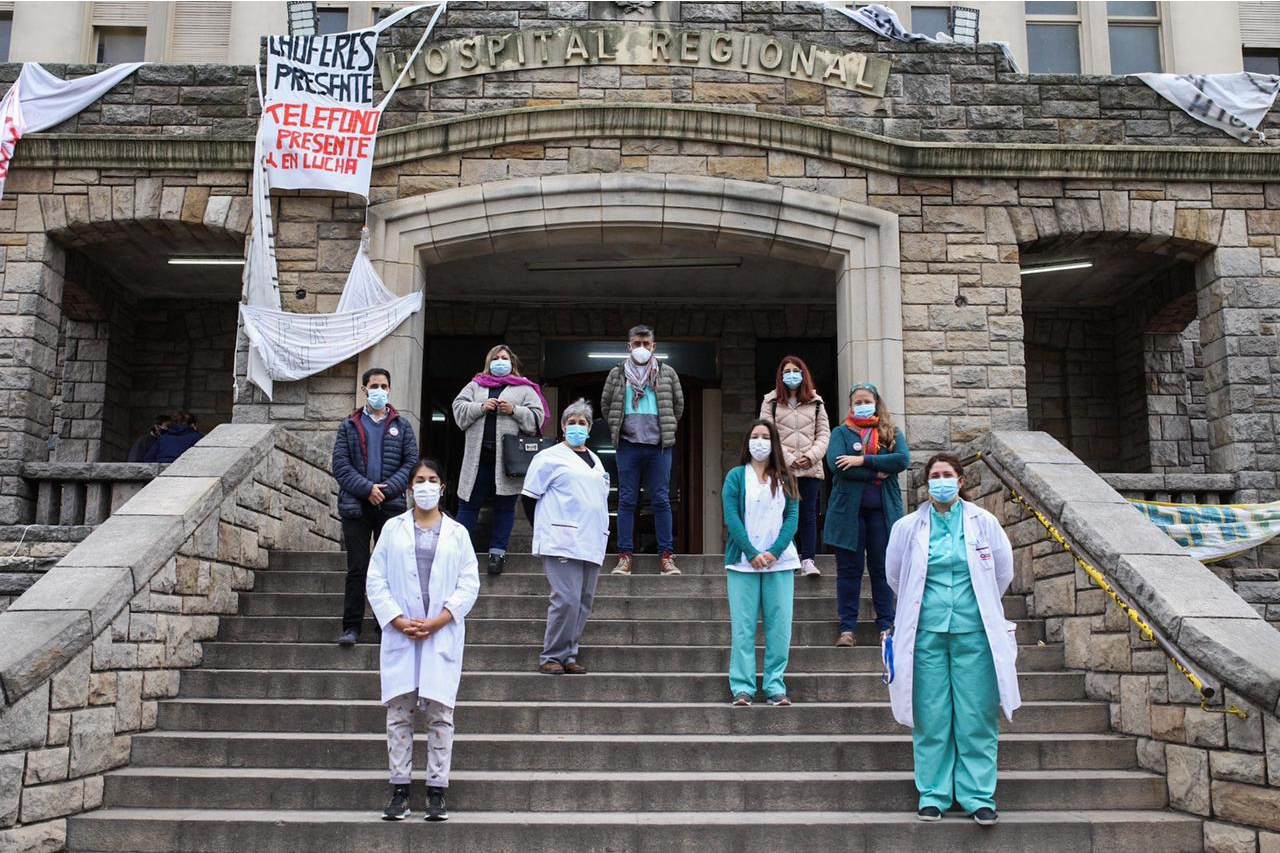Autoridades provinciales de CICOP ofrecieron una Conferencia de Prensa en el Hospital Alende de Mar del Plata