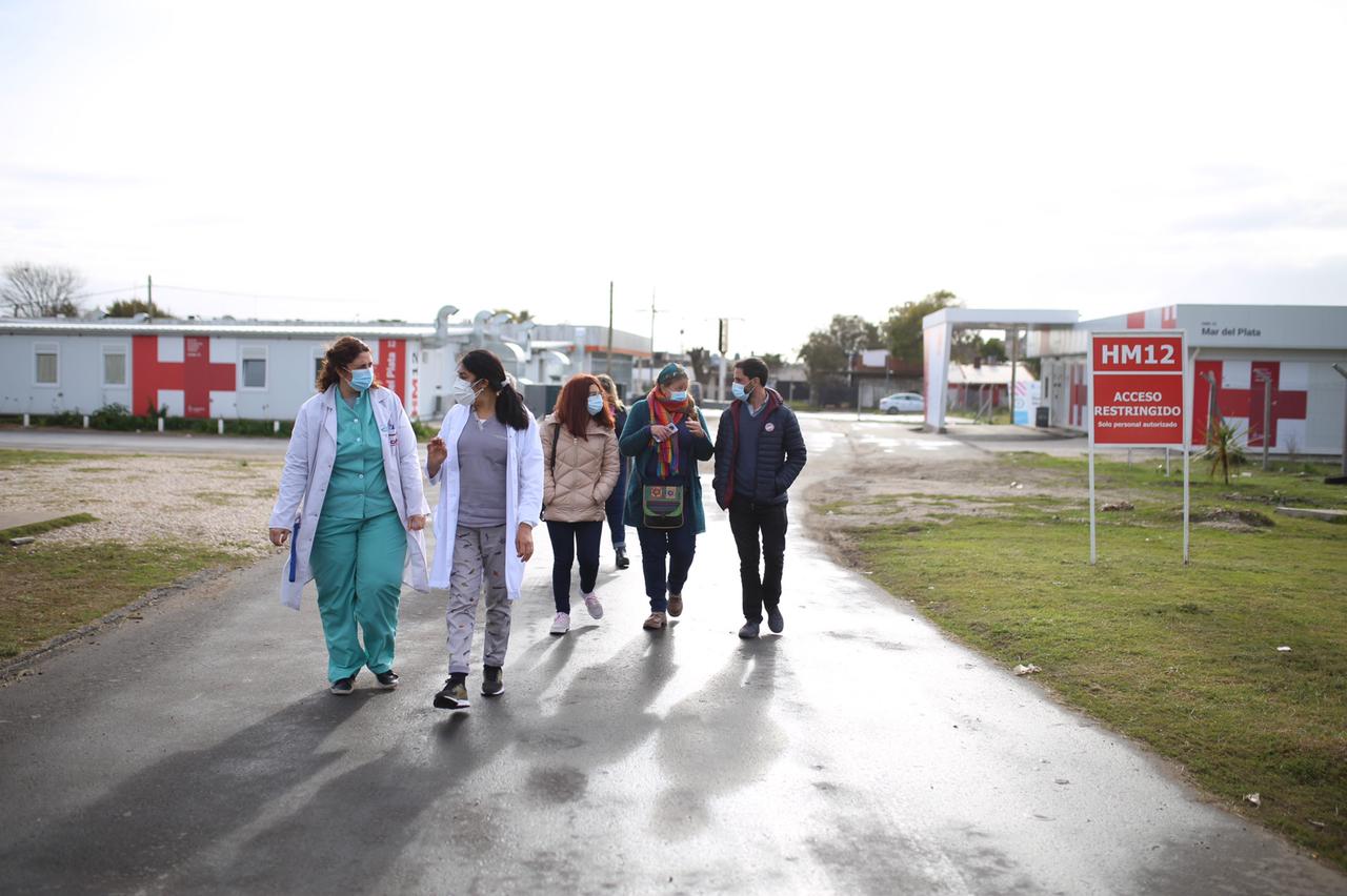 Mar del Plata: una delegación del CDP de CICOP recorrió Hospitales y acompañó a lxs profesionales municipales en una reunión con Delegados Regionales del Ministerio de Trabajo