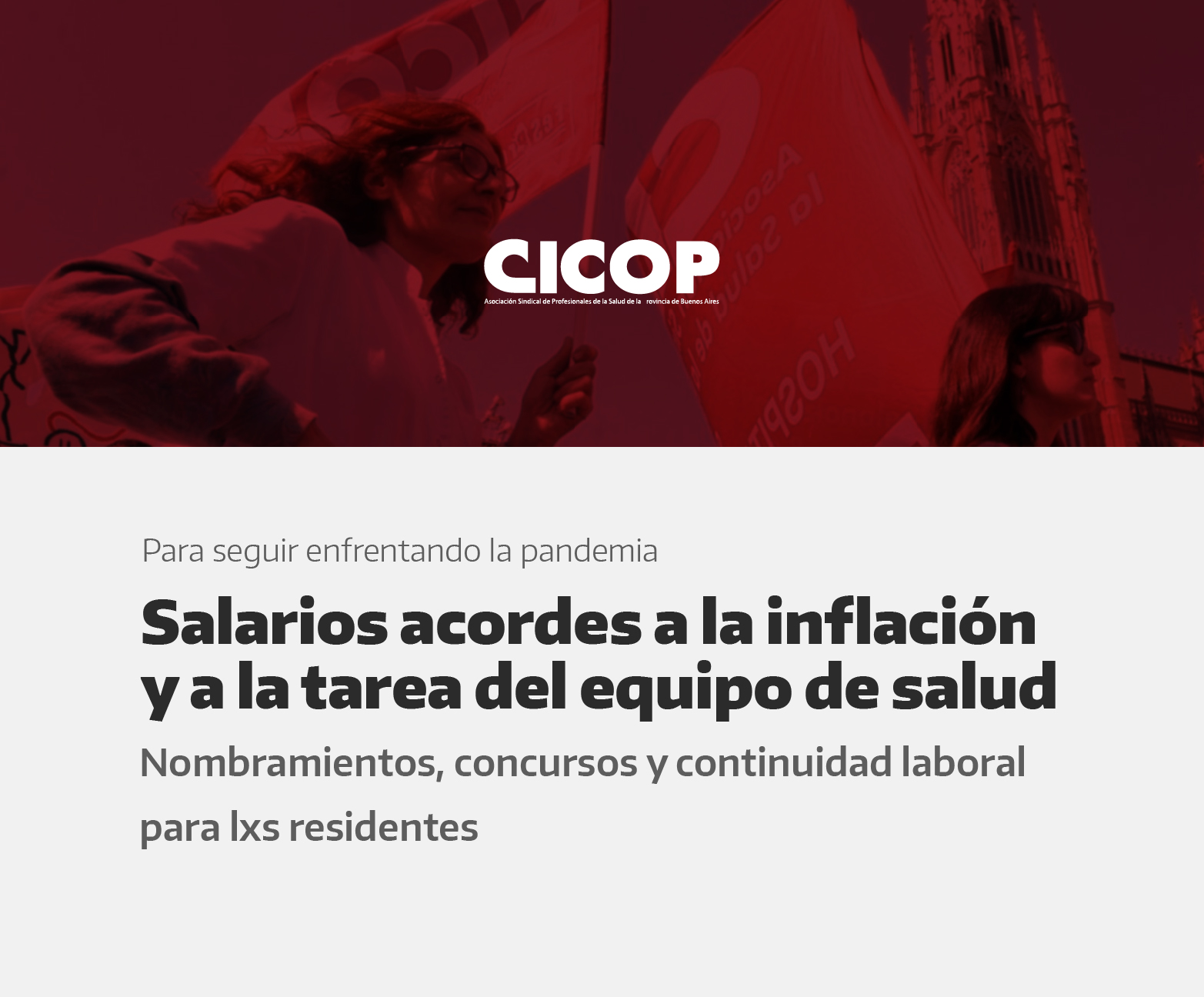 Circular N° 23 del Consejo Directivo Provincial