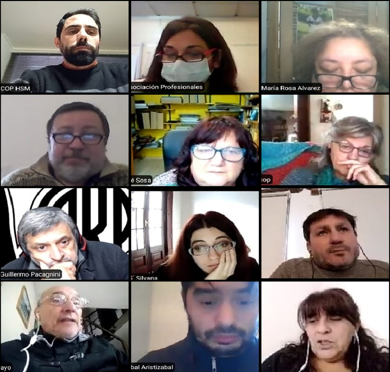 Reunión Nacional de sindicatos de profesionales de la salud