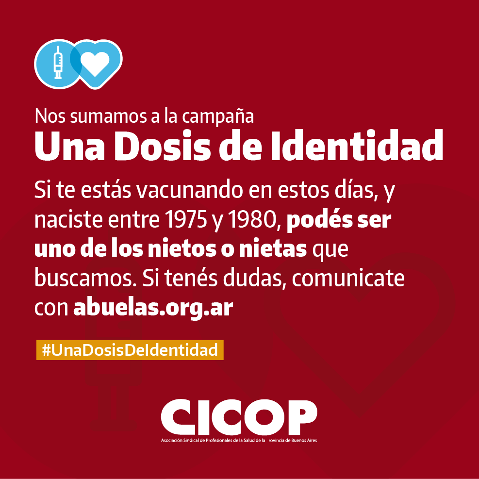 Nos sumamos a la campaña “Una Dosis de Identidad”