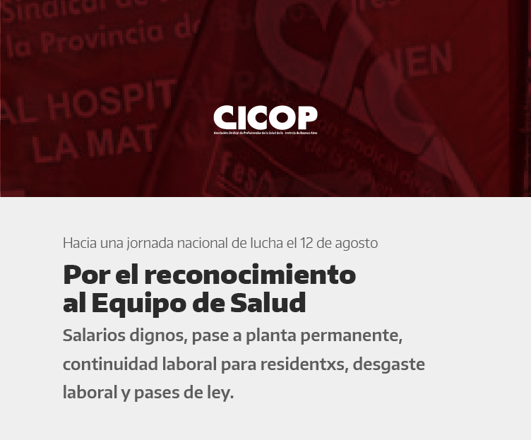 Circular N° 30 del Consejo Directivo Provincial