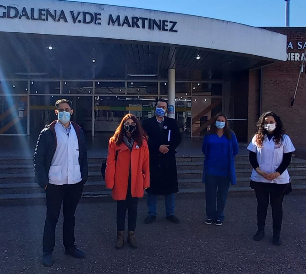 CICOP recorrió el Hospital “Magdalena V. de Martínez” de Pacheco luego del dramático incendio