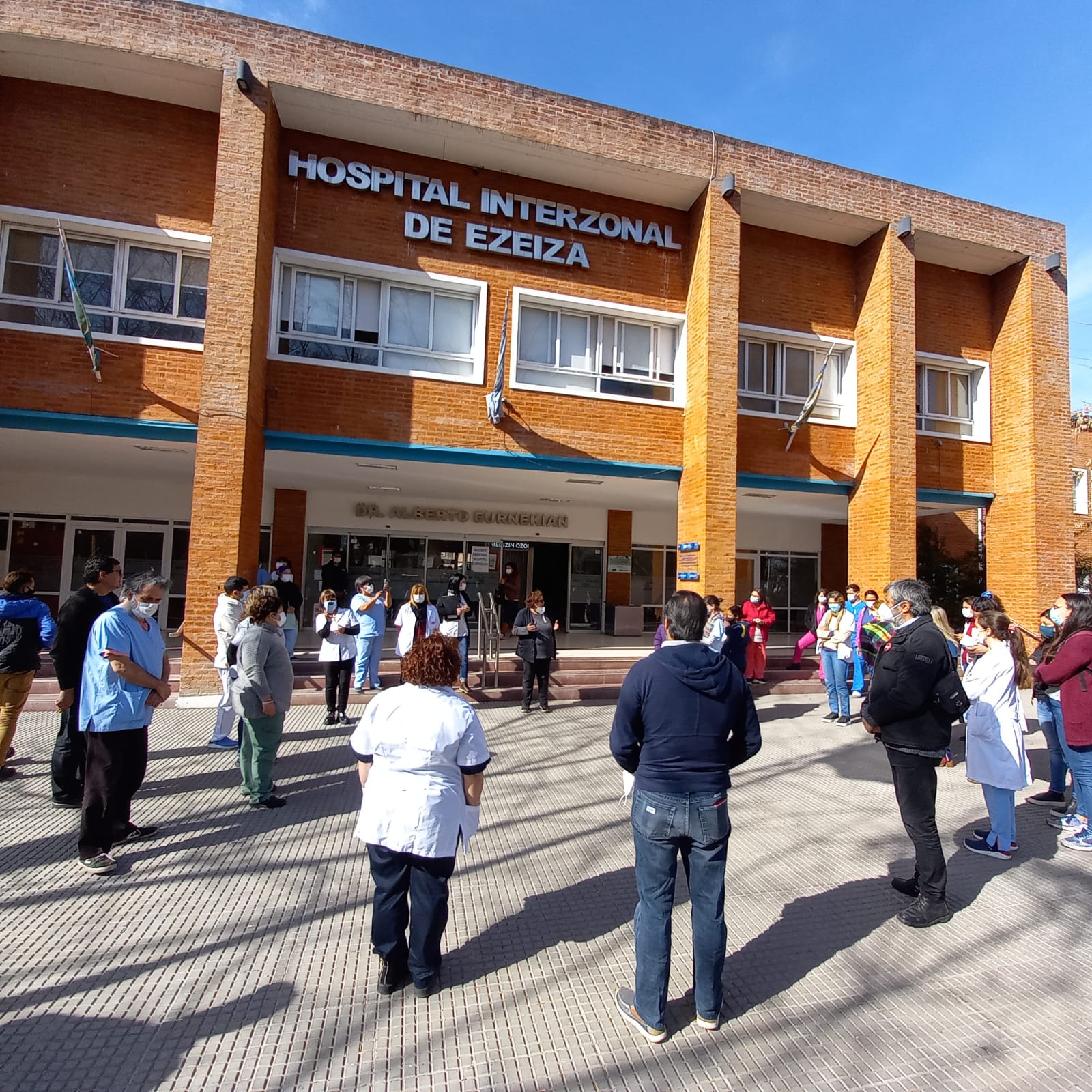 CICOP participó de una asamblea en el Hospital Eurnekian de Ezeiza