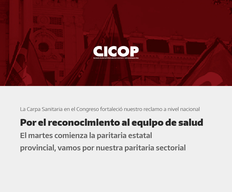 Circular N° 33 del Consejo Directivo Provincial