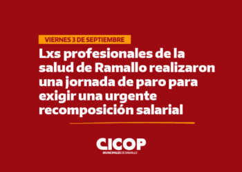 Lxs profesionales de la salud de Ramallo realizaron una jornada de paro para exigir una urgente recomposición salarial
