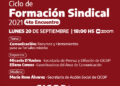 Se realizará el Cuarto Encuentro del Ciclo de Formación Sindical que abordará el eje de Comunicación Sindical